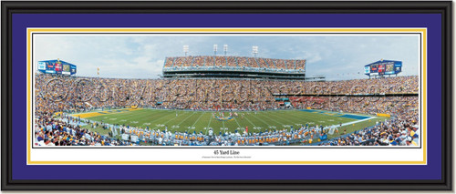 LSU Tiger Stadium Picture LSU 45 Yard Line Panoramic Photo