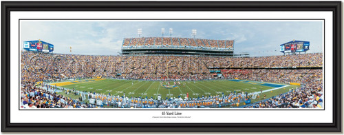 LSU Tiger Stadium Picture LSU 45 Yard Line Panoramic Photo LSU Tiger Stadium Picture LSU 45 Yard Line Panoramic Photo