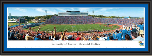 Kansas Jayhawks Memorial Stadium Panoramic Poster Kansas Jayhawks Memorial Stadium Panoramic Poster