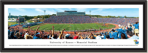 Kansas Jayhawks Memorial Stadium Panoramic Poster Kansas Jayhawks Memorial Stadium Panoramic Poster
