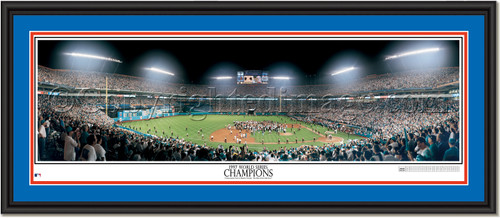 Miami Marlins 1997 World Series Champions Double Matting and Black Frame