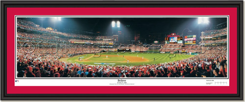 St. Louis Cardinals Believe Framed Poster SINGLE MATTING and BLACK FRAME St. Louis Cardinals Believe Framed Poster SINGLE MATTING and BLACK FRAME