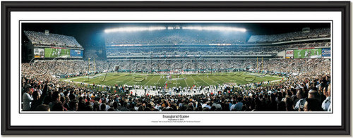 Philadelphia Eagles Lincoln Financial Field Inaugural Game Poster No Mat and Black Frame Philadelphia Eagles Lincoln Financial Field Inaugural Game Poster No Mat and Black Frame