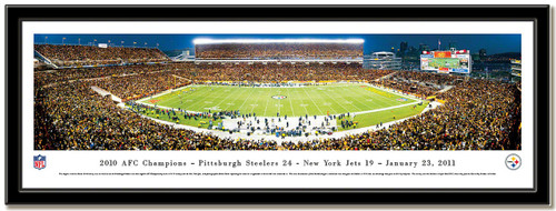 Pittsburgh Steelers AFC Champions vs NY Jets Framed Picture no mat