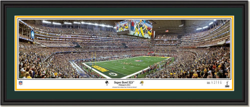 Green Bay Packers Super Bowl XLV Champions Panoramic Poster