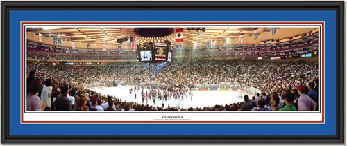 New York Rangers Victory on Ice Stanley Cup Framed Picture