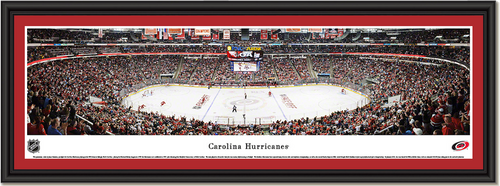 Carolina Hurricanes Home Ice Poster Framed Print