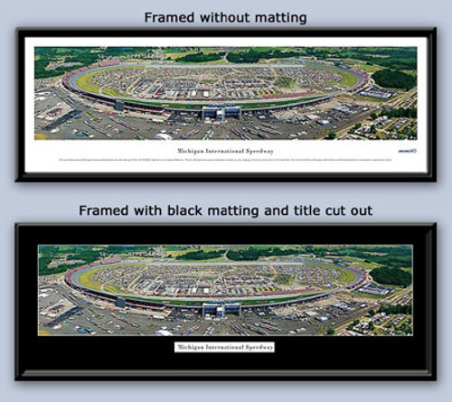 NASCAR Michigan International Speedway Aerial Framed Print