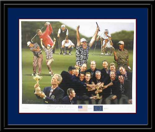 Victory at Brookline Golf Art Print