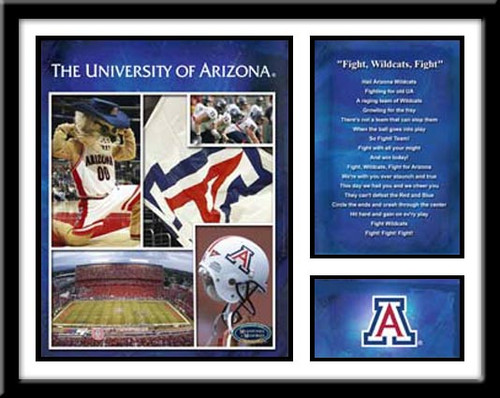 Arizona Football Memories and Milestones Framed Picture