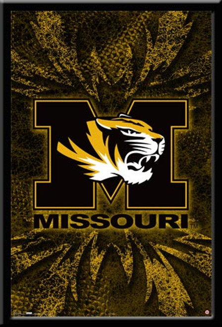 Mizzou Logo Poster Missouri Tigers Framed Poster