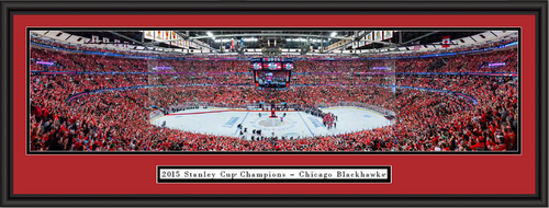 Chicago Blackhawks 2015 Stanley Cup Championship Framed Picture