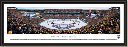 2016 NHL Winter Classic Gillette Stadium Framed Picture