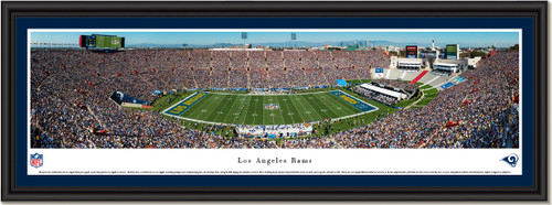 Los Angeles Rams Framed Panoramic Print - Los Angeles Memorial Coliseum Los Angeles Rams Framed Panoramic Print - Los Angeles Memorial Coliseum