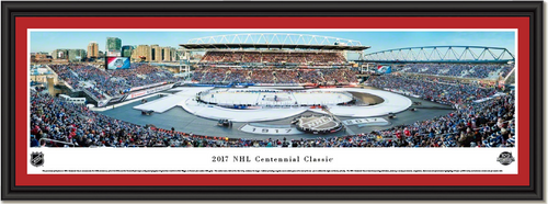 2017 NHL Centennial Classic Framed Print - Toronto Maple Leafs vs. Detroit Red Wings