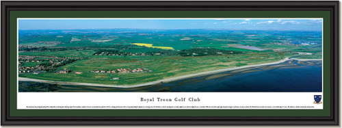 Royal Troon Golf Club Framed Panoramic Picture