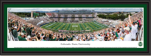 Colorado State Rams Football Framed Panoramic Picture
