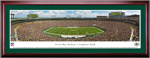 Green Bay Packers Lambeau Field Framed Panoramic Green Bay Packers Lambeau Field Framed Panoramic