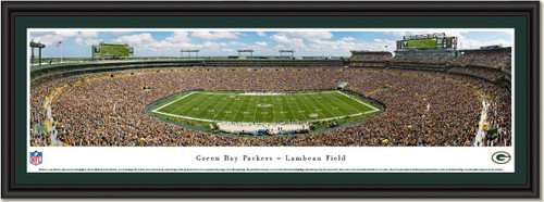 Green Bay Packers Lambeau Field Framed Panoramic Print Green Bay Packers Lambeau Field Framed Panoramic Print