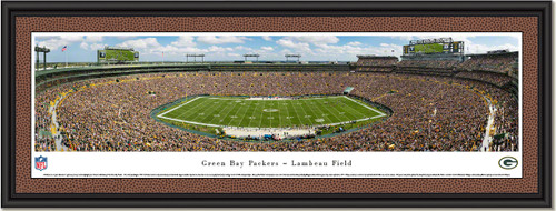Green Bay Packers Lambeau Field Framed Panoramic Print Green Bay Packers Lambeau Field Framed Panoramic Print