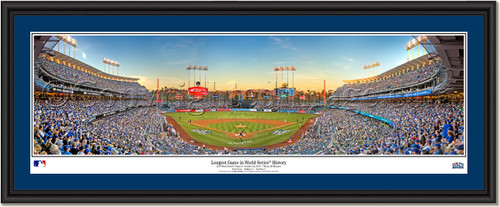 Longest Game in World Series History Framed Print Single Matting and Black Frame Longest Game in World Series History Framed Print Single Matting and Black Frame