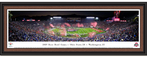 2019 Rose Bowl VICTORY CELEBRATION - Ohio State vs Washington - Framed Print