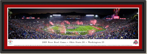 2019 Rose Bowl VICTORY CELEBRATION - Ohio State vs Washington - Framed Print