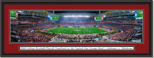 2018 ORANGE BOWL - Oklahoma vs Alabama - Framed Print