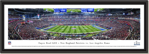 2019 Super Bowl Rams and Patriots KICKOFF Framed Print