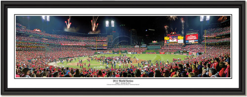 St. Louis Cardinals 2011 World Series Celebration Framed Print NO MATTING and BLACK FRAME St. Louis Cardinals 2011 World Series Celebration Framed Print NO MATTING and BLACK FRAME