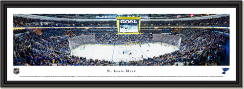 St. Louis Blues Enterprise Center Framed Panoramic Print