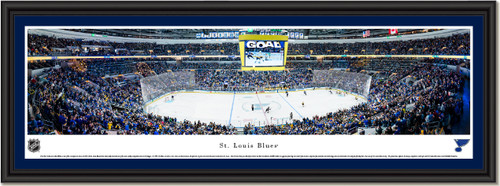 St. Louis Blues Enterprise Center Framed Panoramic Print