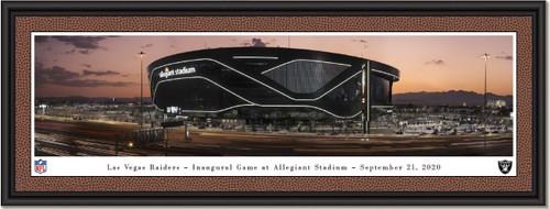 Las Vegas Raiders - Inaugural Game - Allegiant Stadium Framed Print