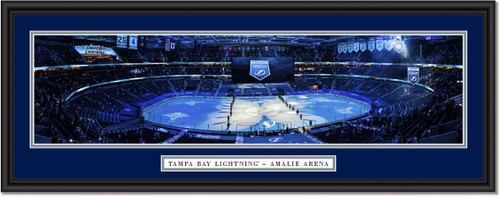 Tampa Bay Lightning Banner Raising Framed Print