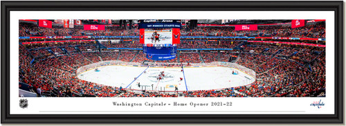 Washington Capitals 2021-22 Home Opener Framed Print 