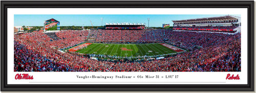 Ole Miss Rebels Football - Vaught-Hemingway Stadium Framed Print