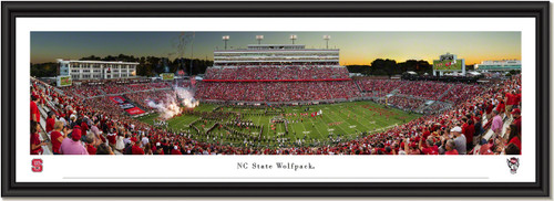 NC State Wolfpack Football - Carter-Finley Stadium - Framed Print