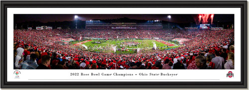 2022 Rose Bowl Game Victory Celebration - Ohio State Buckeyes - Framed Print