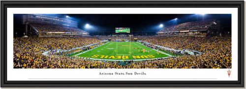 Arizona State Sun Devils - End Zone - Sun Devil Stadium - Framed Print