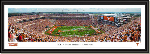 Texas Longhorns Football - DKR Texas Memorial Stadium - Framed Print