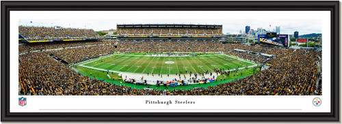 Pittsburgh Steelers 50 Yd Line - Acrisure Stadium - Framed Print