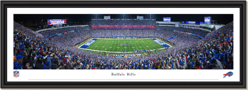 Buffalo Bills Night Game At Highmark Stadium Framed Print