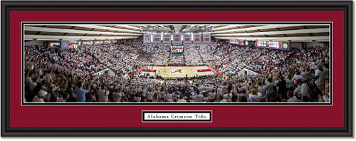 Alabama Crimson Tide Basketball - Coleman Coliseum - Framed Print Alabama Crimson Tide Basketball - Coleman Coliseum - Framed Print