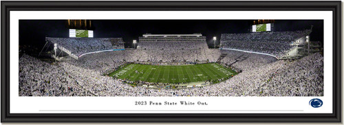 2023 Penn State Nittany Lions White Out at Beaver Stadium Framed Print