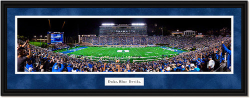 Duke Blue Devils Football 2023 Season - Wallace Wade Stadium - Framed Print