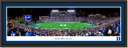 Duke Blue Devils Football 2023 Season - Wallace Wade Stadium - Framed Print