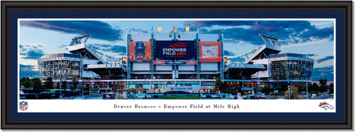 Empower Field at Mile High Stadium Denver Broncos Framed Print Empower Field at Mile High Stadium Denver Broncos Framed Print