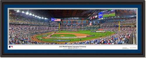 2023 World Series Opening Ceremony Texas Rangers Globe Life Field Framed Print