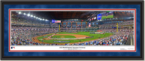 2023 World Series Opening Ceremony Texas Rangers Globe Life Field Framed Print