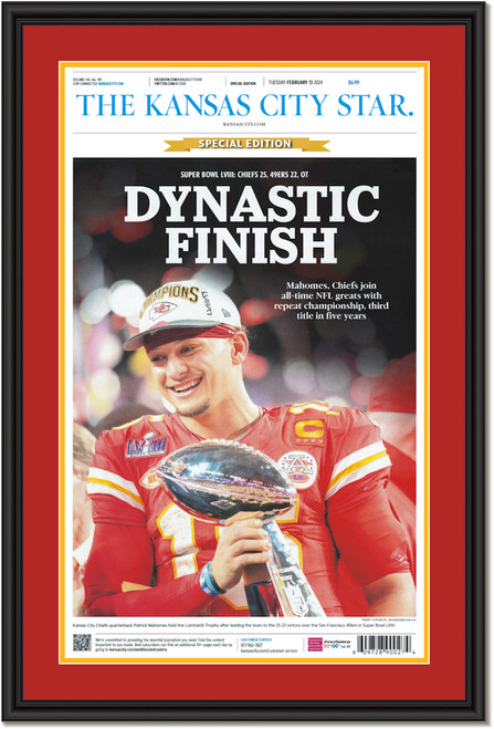 2024 KC Chiefs Super Bowl Front Page 